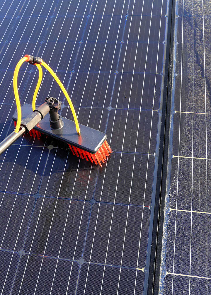 solar panels installed at Lyme Regis Sailing Club